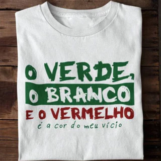 Camiseta Personalizada Palmeiras Fã Club Organizada Camisa Algodão Premium