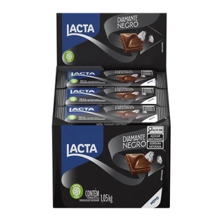Chocolate Lacta Diamante Negro 50,1g - Caixa com 21 Unidades em Oferta na Shopee
