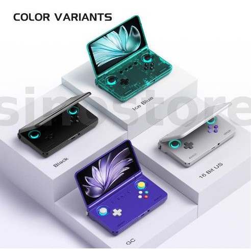 AMPOWN Retroid Pocket Flip2 8 + 128 Gb SD865 5.5 Pol . AMOLED 500