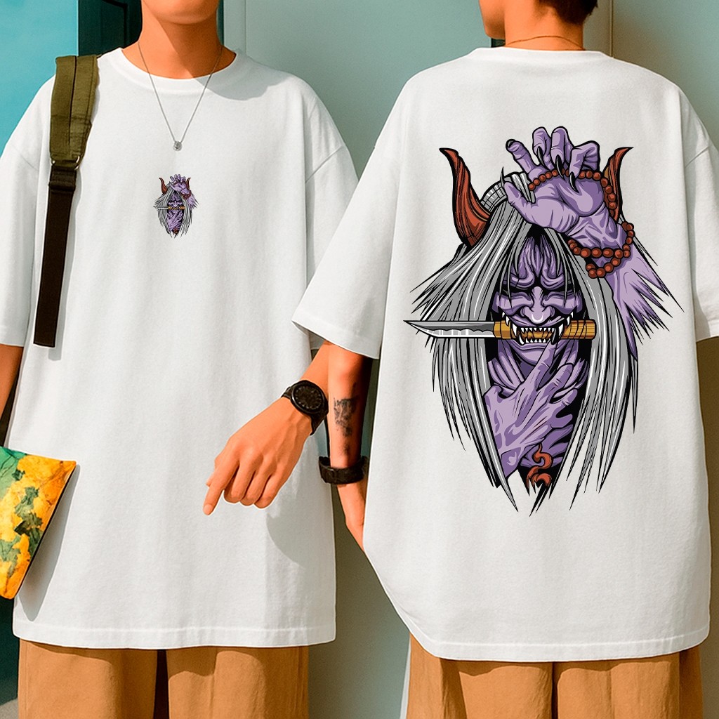 Camiseta estampada de anime grande Bleach, unissex, 100% algodão de alta qualidade, gola redonda