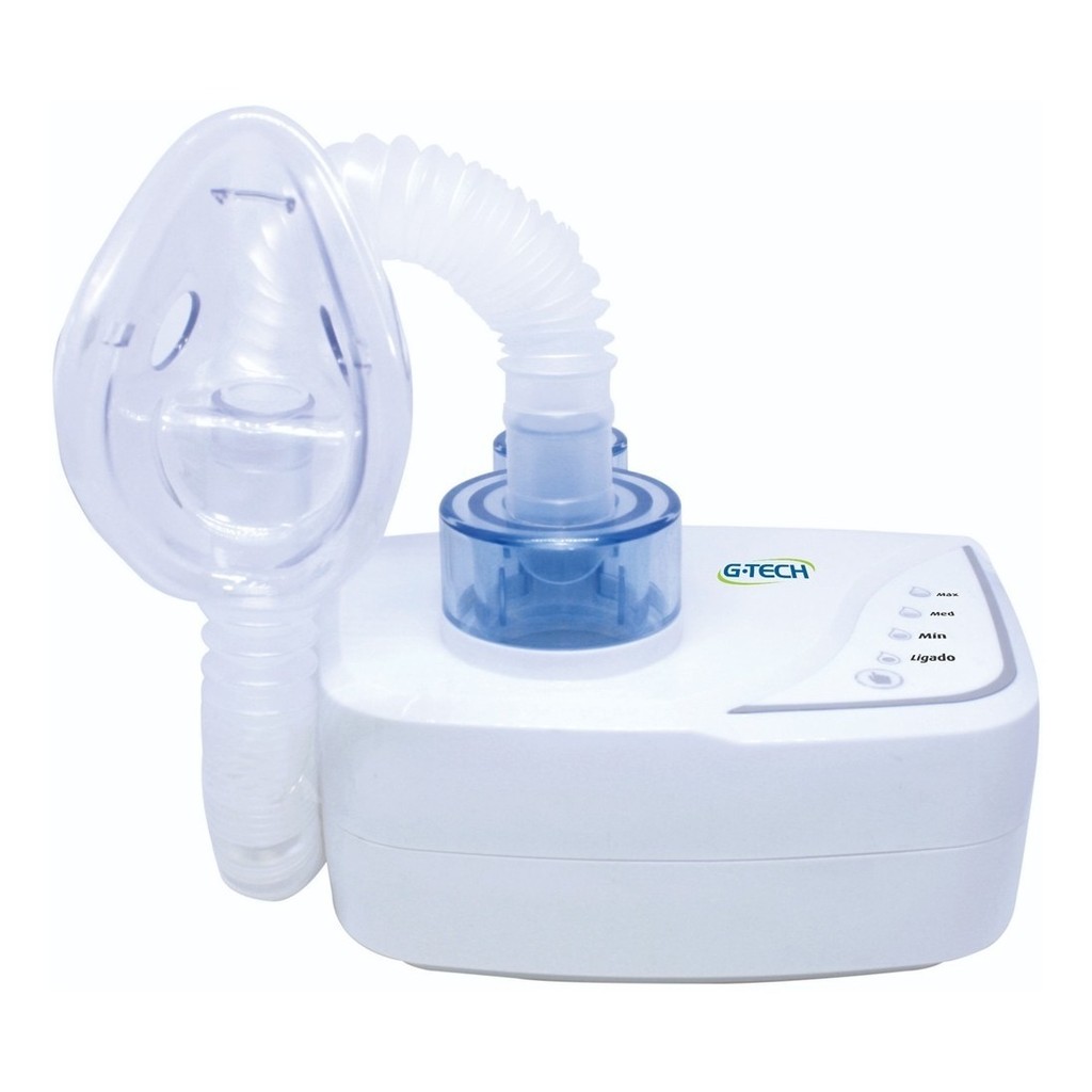 Aparelho Nebulizador E Inalador Silencioso G-tech Bivolt | Shopee Brasil