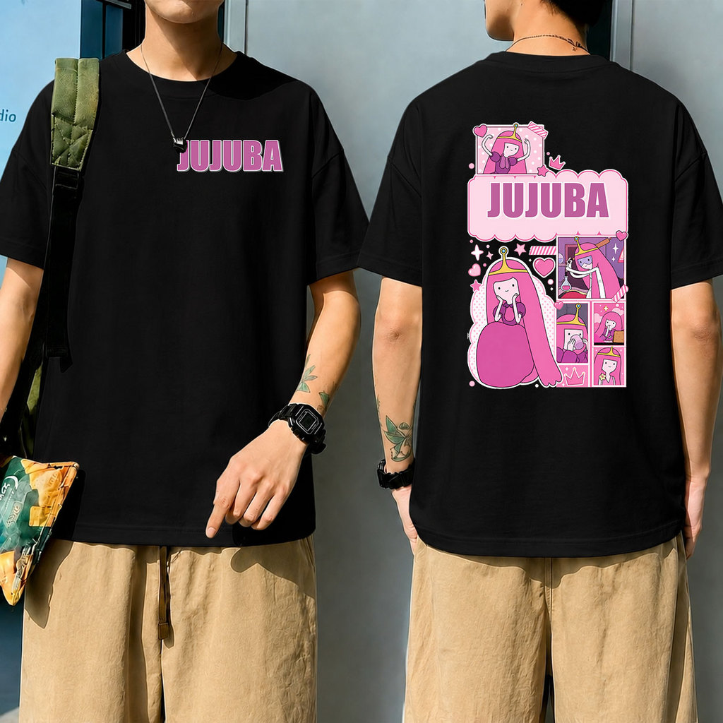 最終値下　TIME IS ON DOUBLE WINDOWPANE shirt camisa princesa jujuba e marceline em Promoção na Shopee Brasil 2026