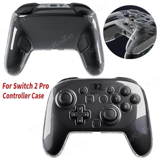 Capa Protetora De Controle Transparente Para Nintendo Switch 2 PRO PC , Rígida Console Portátil , Acessórios De Jogo