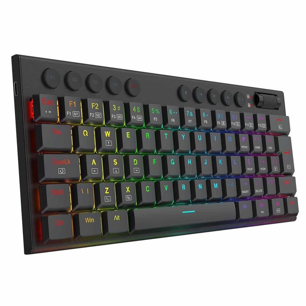 Teclado Mecânico Redragon Horus Mini K632-RGB 60% Sw Brown
