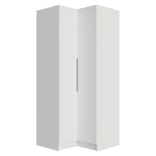 Guarda-Roupa Modulado de Canto 2 Portas Branco Neo Madesa em Oferta na Shopee