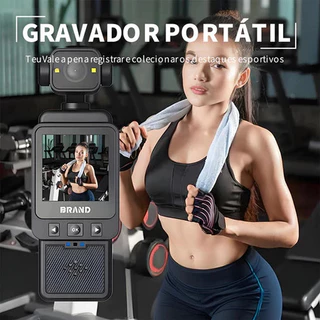 Câmera de Ação 1080P WiFi Portátil Mini Gravador Esportivo com Luz Auxiliar Uso em Viagem, Ciclismo Vlog e Aventura em Oferta na Shopee