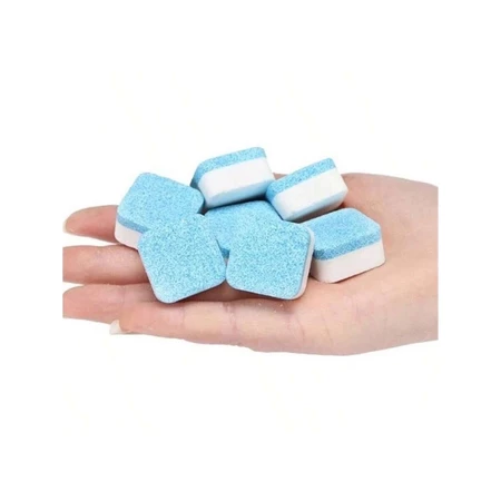 Kit 10 Limpador de máquina de lavar, comprimido efervescente sólido para remover manchas