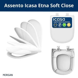 Assento Sanitário Icasa Etna 6lpf Soft Close Branco Envio SP