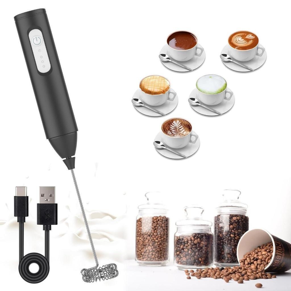 Mini Mixer Misturador Bebidas Ovos Portátil Elétrico Bateria