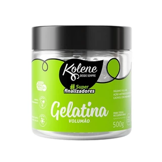 Gelatina Capilar Kolone Superfinalizadores Verde 500g em Oferta na Shopee