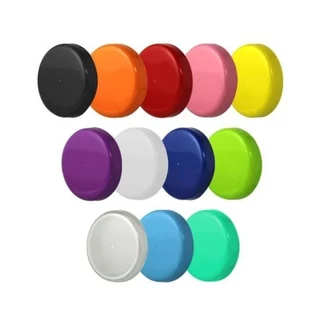 Kit com 10 tampas plásticas para vidro de palmito 3 Litros 110 mm ou 11 cm novo