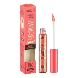 GLOSS LABIAL VULT SOLEIL SUNSET ÁCIDO HIALURÔNICO PRAIANA 5,2ML em Oferta na Shopee