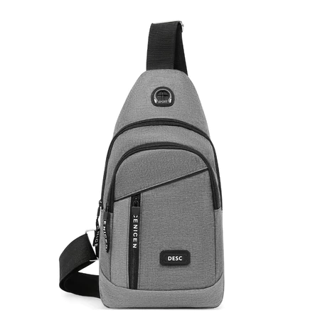 Mochila Masculina Feminina De Peito Tiracolo Entrada para carregador usb