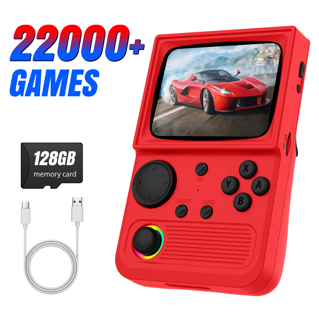 Console De Jogos Retrô R36T 22.000 + Pré-Carregados , Emulador