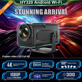 Mini Projetor 4K Portátil HY320 | Android, Full HD, Wifi e Bluetooth — foto 4 — Achou Levou Brasil