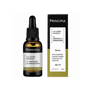 Serum 9,8%  Acido Glicolico + Aminoacidos Principia Skincare Ag-10 Com 30Ml - em Oferta na Shopee