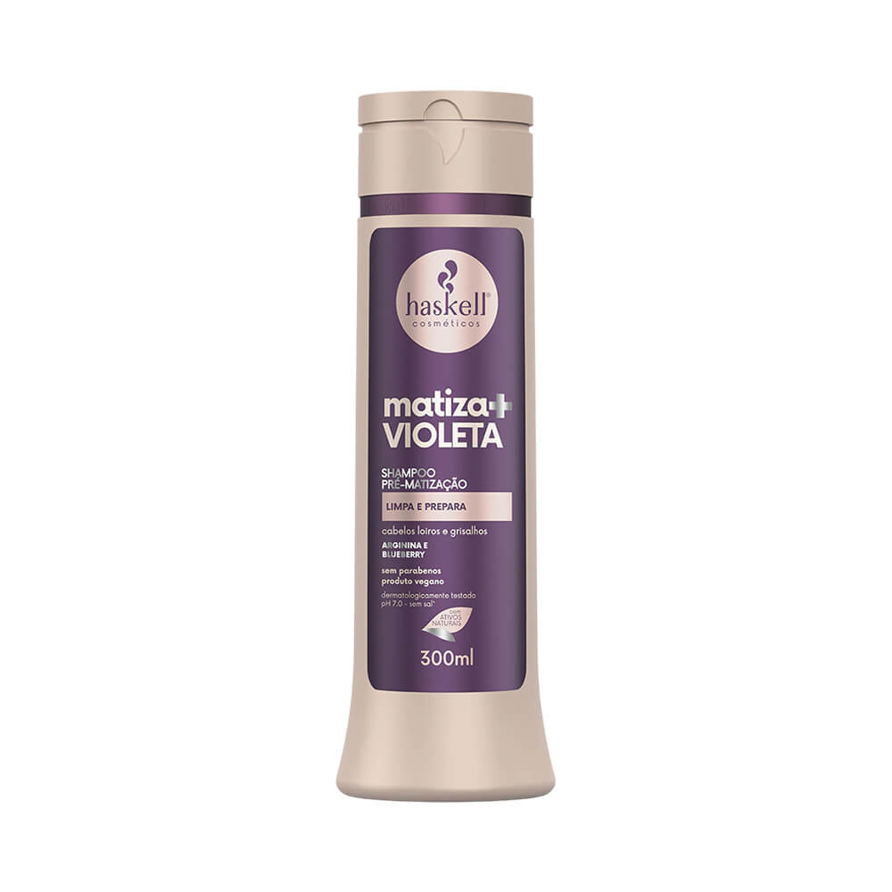 Shampoo Haskell Matizador Matiza+ Violeta 300ml | Shopee Brasil
