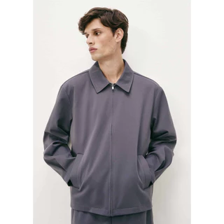 Jaqueta Masculina Regular Com Bolso em Oferta na Shopee