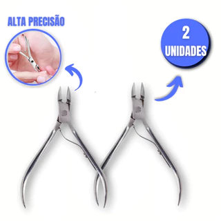 Alicate de Unha Cuticula de Precisão Cortador de Unha Profissional Aço Inox em Oferta na Shopee