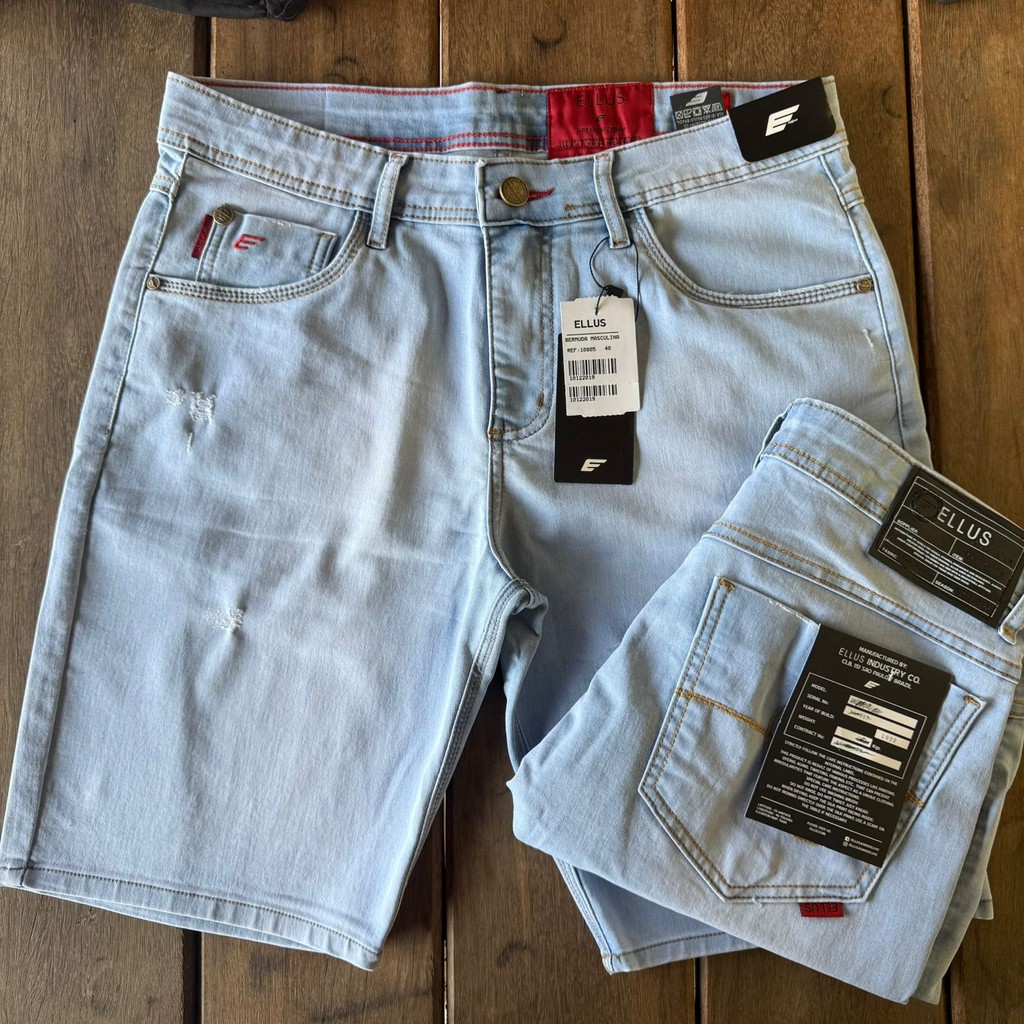 Bermuda Ellus Masculino com elastano 2002