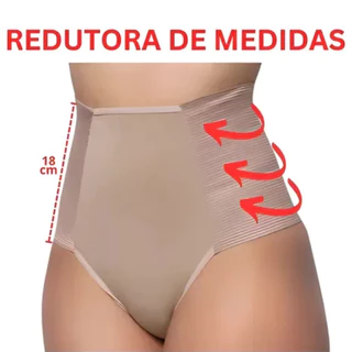 Kit Calcinhas Cinta Modeladora Compressão Cos Alto Segura Barriga Pos Parto Redutora de Medidas em Oferta na Shopee