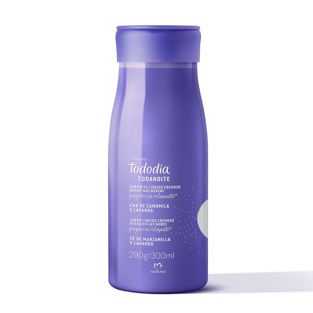 Natura Sabonete Líquido Cremoso TodoDia Chá de Camomila e Lavanda 300ml ...