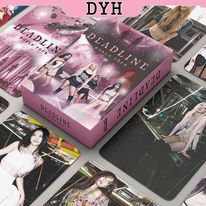 55pcs BLACKPINK LOMO Cartão DEADLINE Álbum Photocard De Coleção