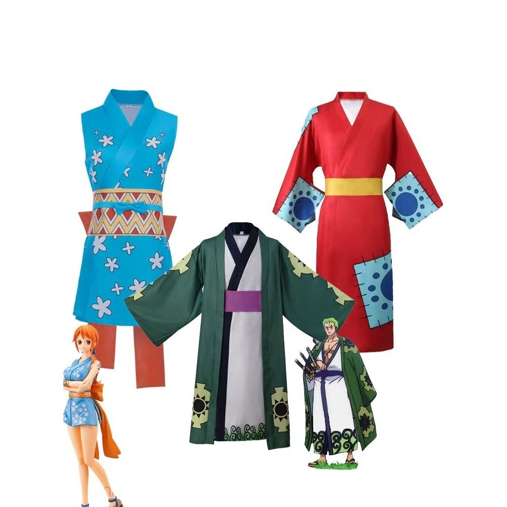 Roupas de Cosplay ONEPIECE Monkey D Luffy Trafalgar D. Water Law Nami ...
