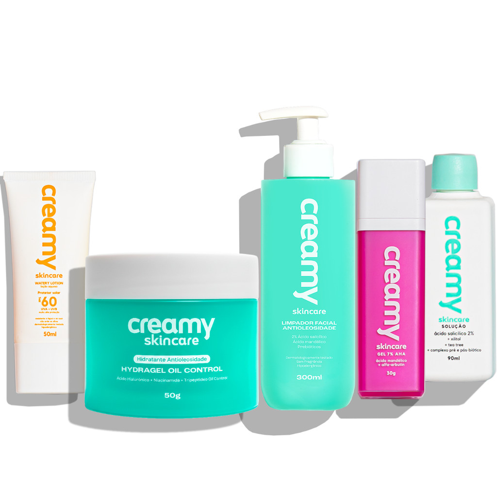 Kit Rotina Antioleosidade e Antiacne + Hydragel Oil Control