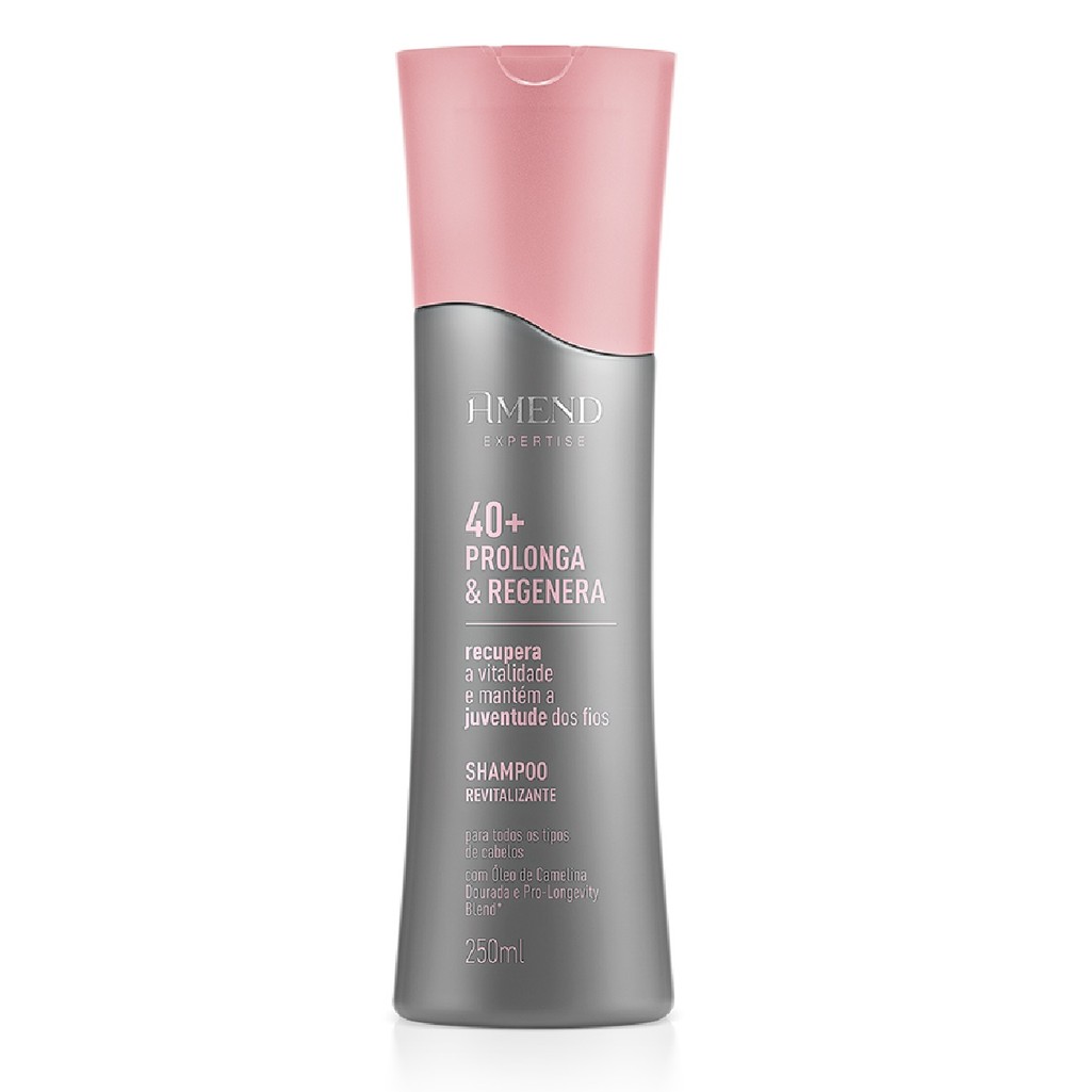 Amend 40+ Prolonga & Regenera Shampoo Revitalizante 250ml | Shopee Brasil