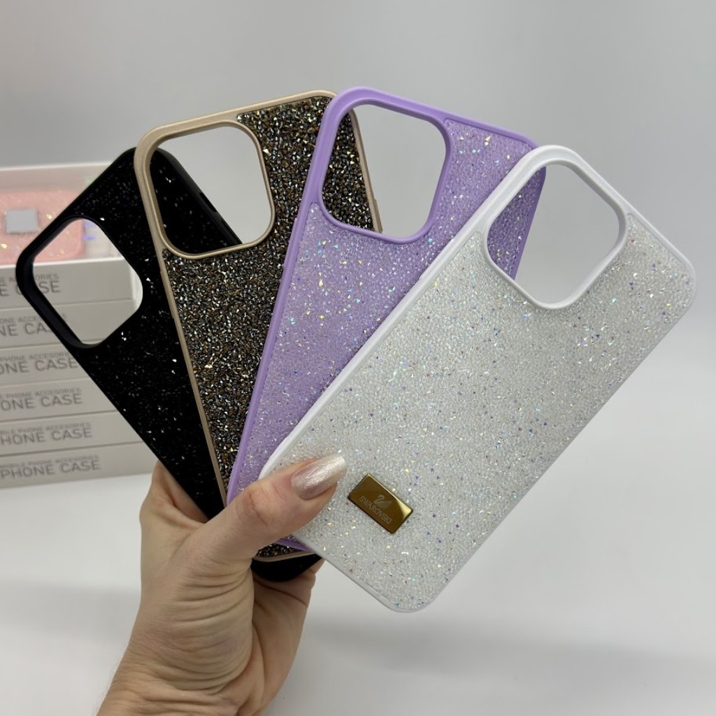 Capa iPhone 14 / 14 Pro Max Capinha Brilhante Glitter Swarovski