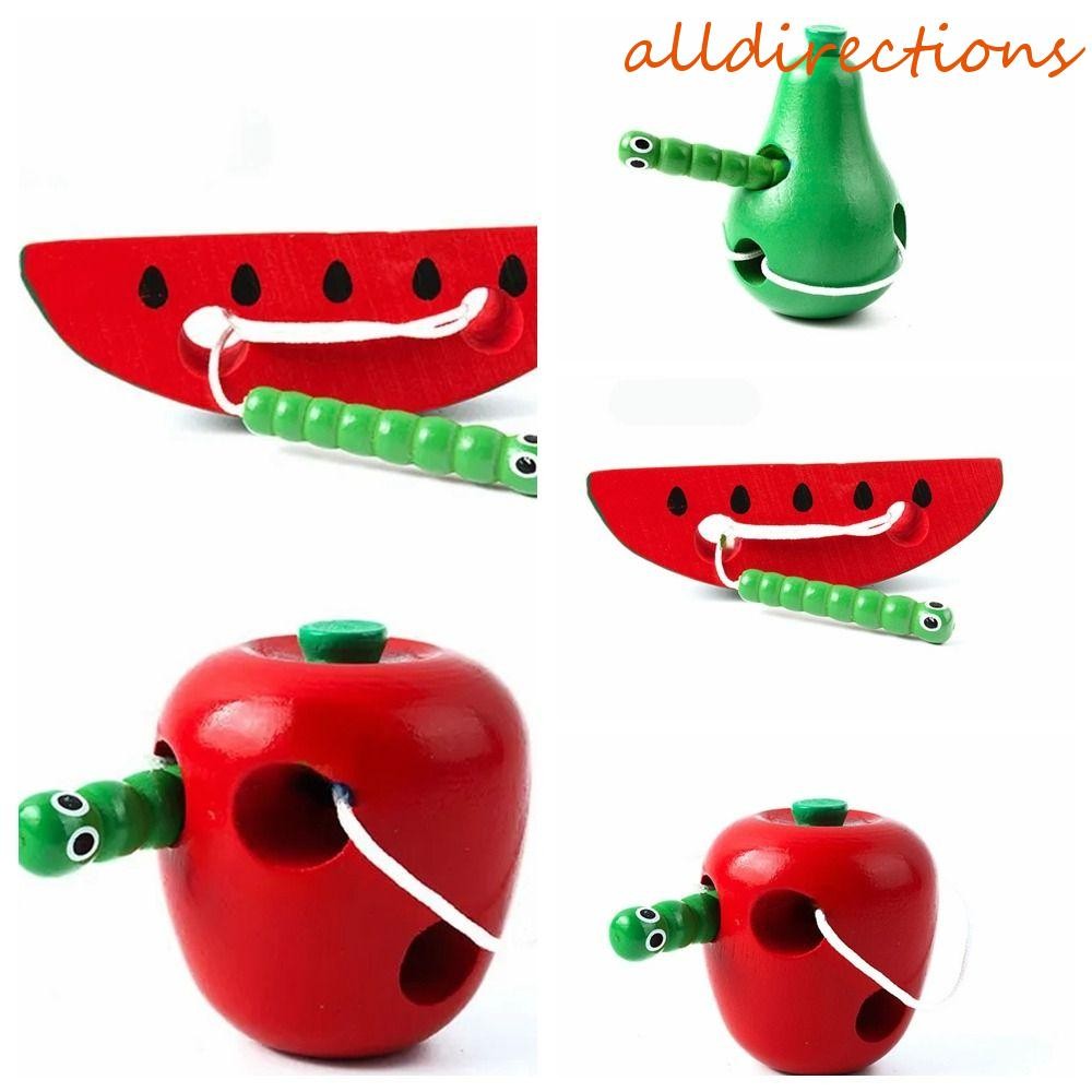 ALLDIRECTIONS Worm Eat Fruit Brinquedo Educacional , Minhoca Comer ...