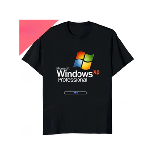 Camiseta Unissex Premium Plus Size Windows XP Básica Oversized 100% Algodão Confecção Própria Streetwear