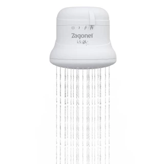 Ducha Ideale Plus Com Cano 4 Temperaturas Branco Blindada Zagonel 5500W 127V em Oferta na Shopee