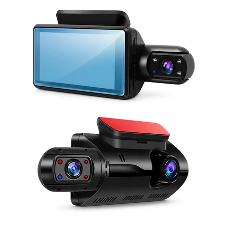 Câmera de Vídeo Veicular HD Frontal e Interna