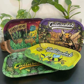Bandeja de Metal Culturadab 18x14cm Escolha sua Estampa