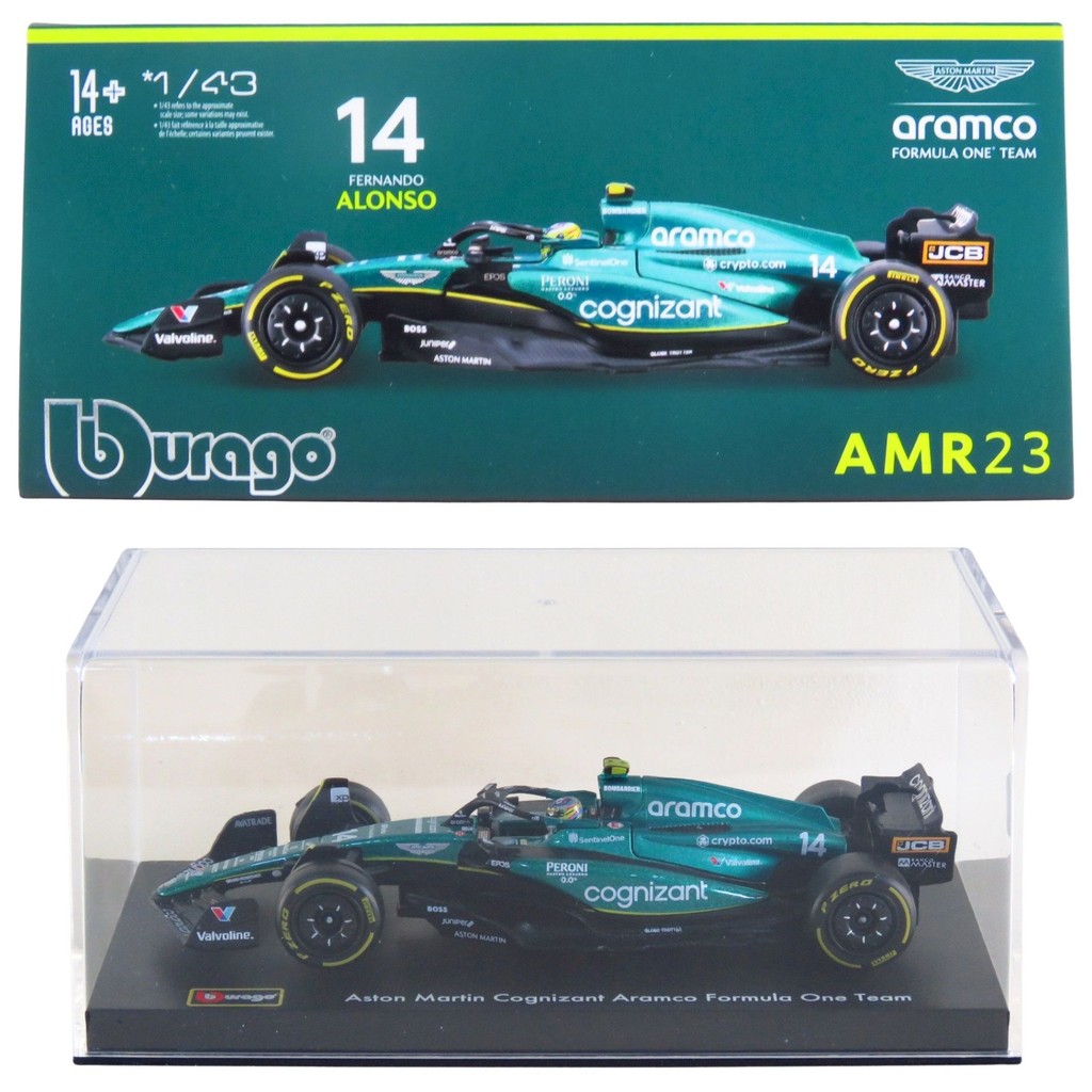 Minichamps 1/43 Aston Martin AMR23 – Fernando Alonso #14 – 2nd GP Pays-Bas 2023