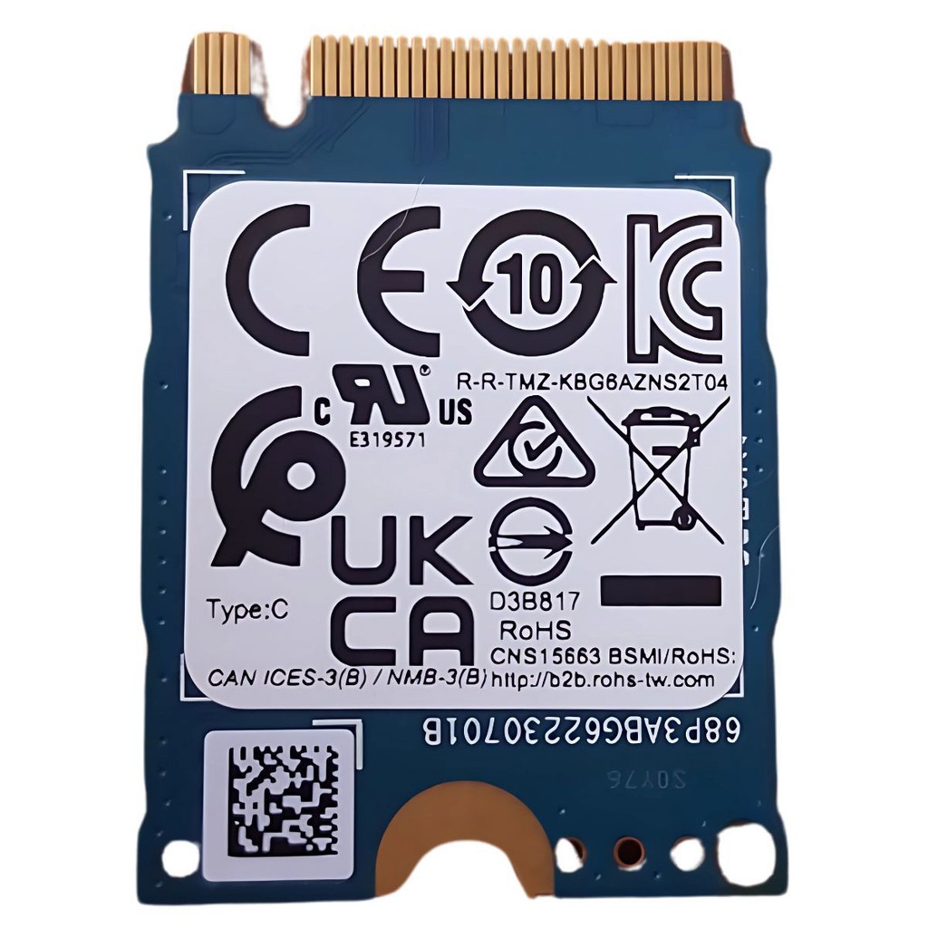 Ssd 512gb Kioxia Bg6 Pcie Gen4x4 Nvme KBG60ZNS512G Ps5 Noteb
