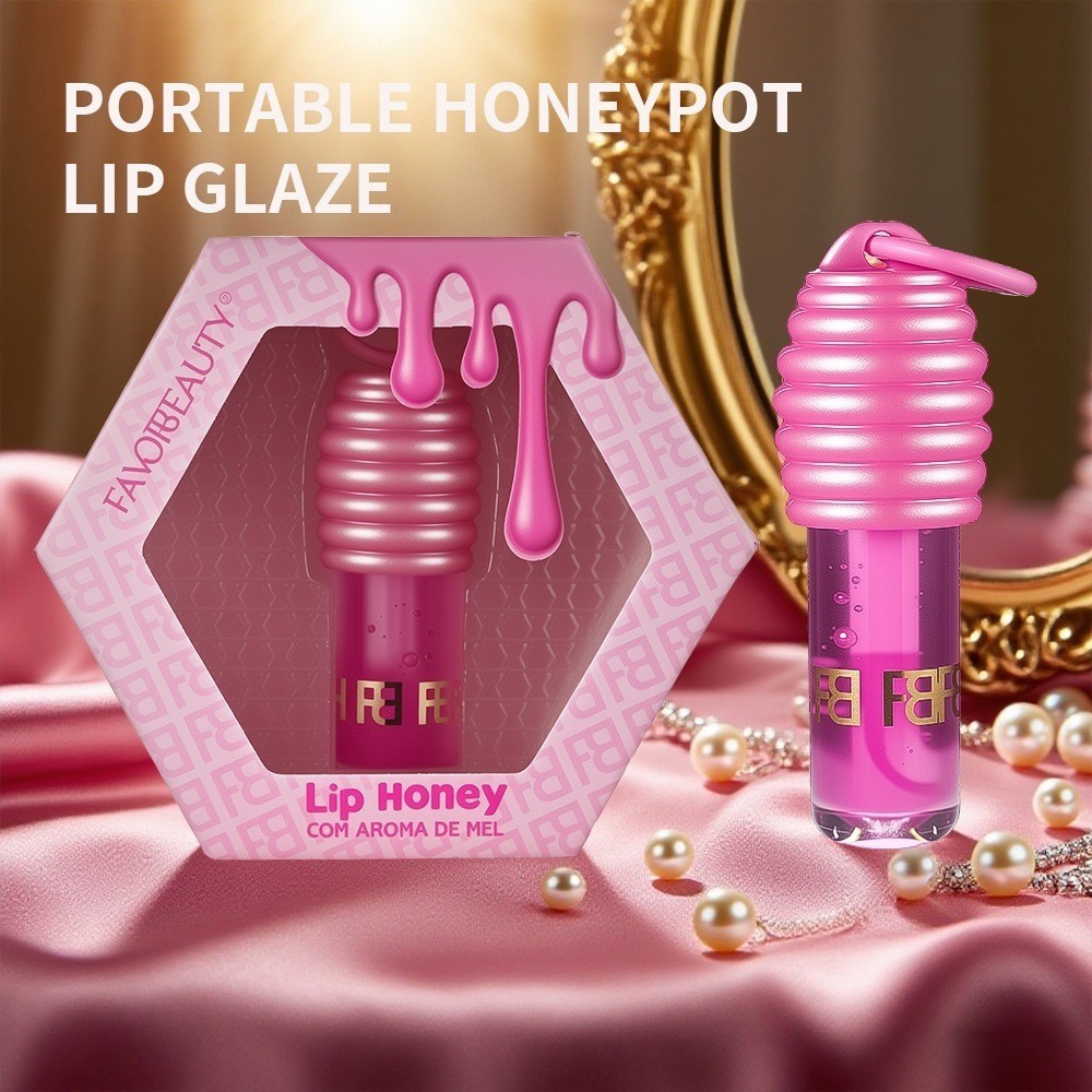 Gloss Labial Franciny Ehlke Honey Mel – Hidratação e Brilho Intenso