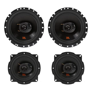 Kit 4 Alto Falantes Jbl 6trfx55 E 5trfx55 Triaxial 220w 4ohm Cor Preto
