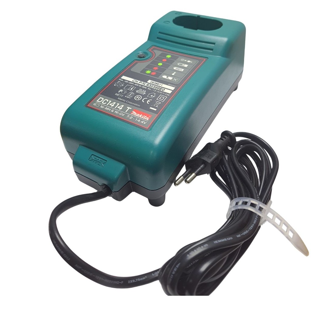 CARREGADOR BATERIA MAKITA DC1414 193864-0 220V | Shopee Brasil