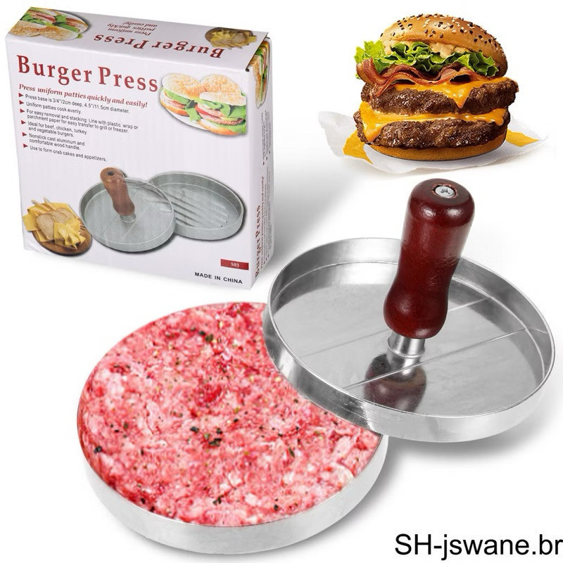 Forma Modelador De Fazer Hambúrguer Caseiro Fácil E Rápido