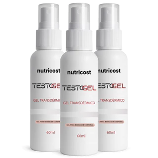 3 Testo Gel 60ml Original Pronta Entrega Testogel