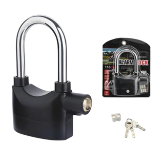 Motocicleta anti-roubo estilo longo e curto com cadeado de alarme sonoro em Oferta na Shopee