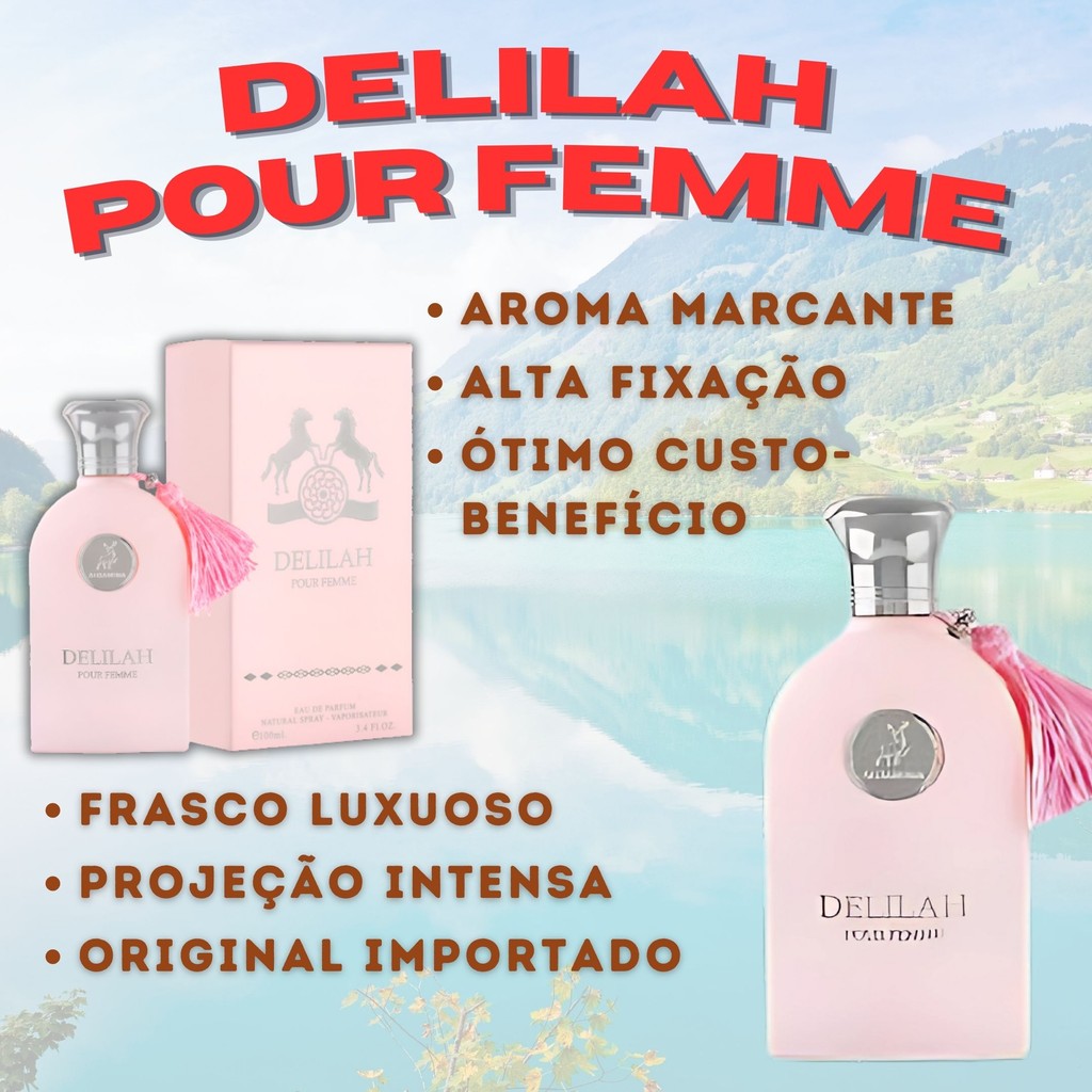 Perfume Delilah Pour Femme Feminino Importado Original 100ml