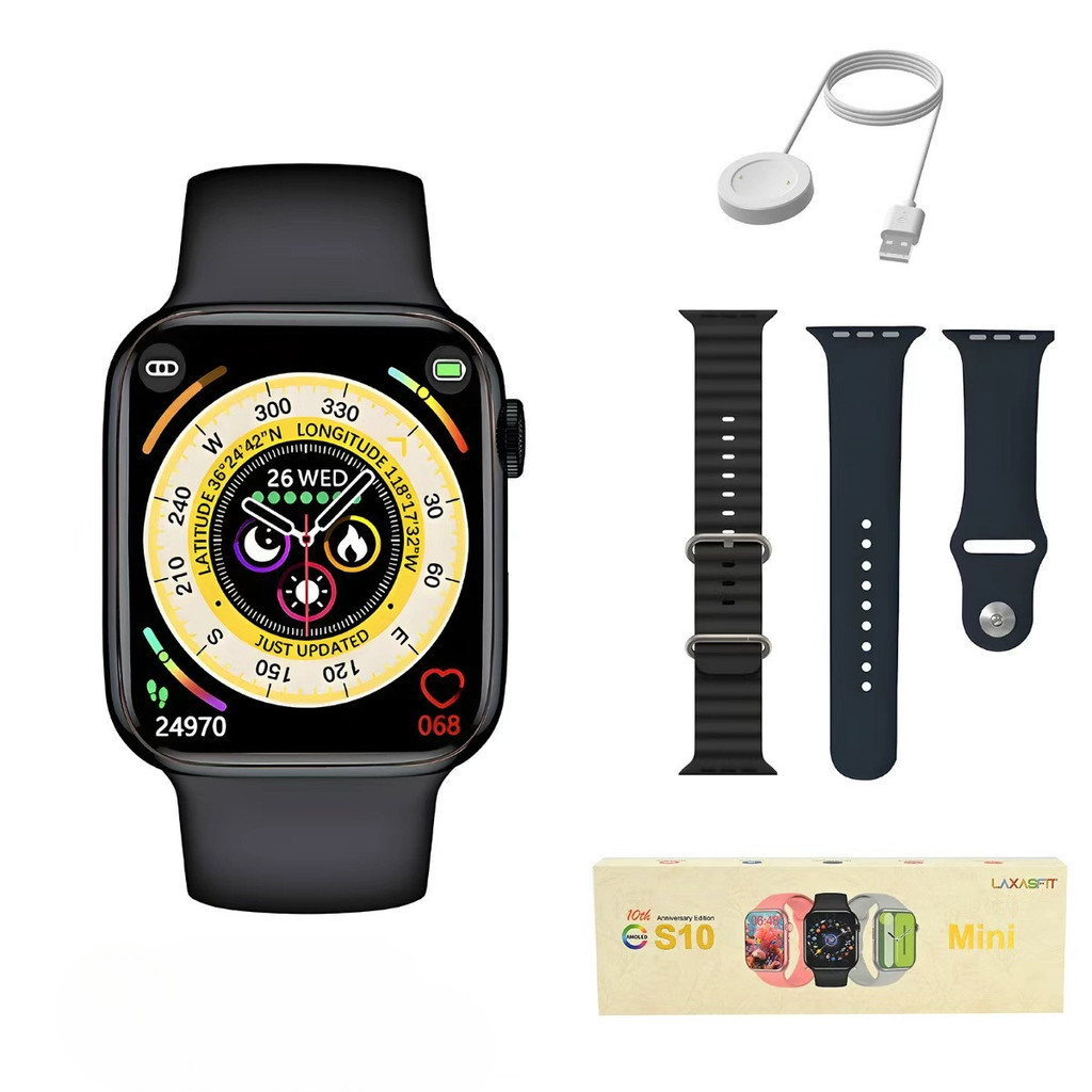 Smartwatch S10 Mini Relógio Inteligente com Monitor de Saúde NFC ...