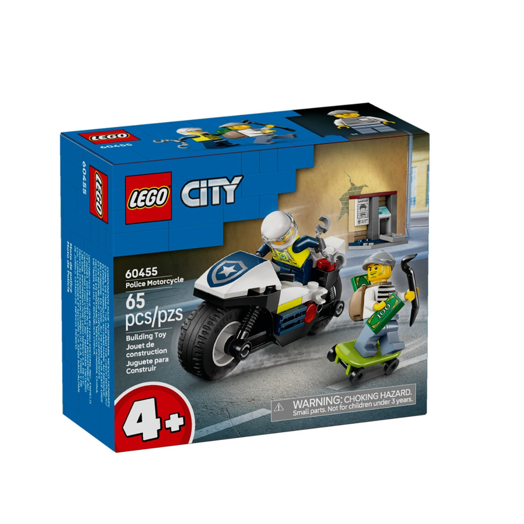 Lego City 60455 - Moto de Polícia | Shopee Brasil