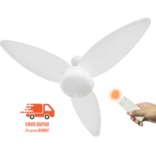 Ventilador Teto Zonda Inverter Para 2 Lâmpadas + Controle