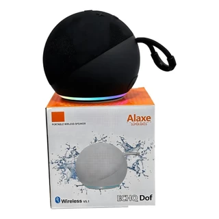 Caixa de Som alaxe portatil super bass compativel conectar mais de um som Cor preta completa
