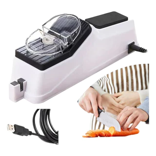 Afiador Elétrico De Facas E Tesouras Amolador Profissional com Usb em Oferta na Shopee